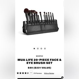 Morphe MUA 20 pc Face and Eye Brush Set